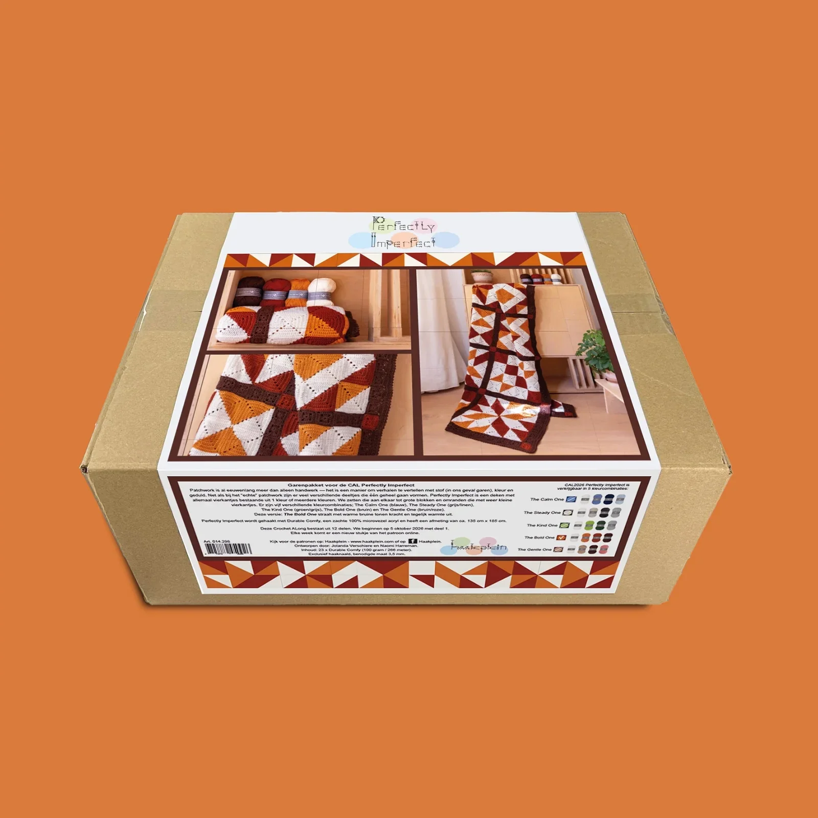 Durable Haakpakket Deken Perfectly Imperfect - The Bold One