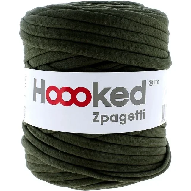 Hoooked Zpagetti 07 Donker Legergroen