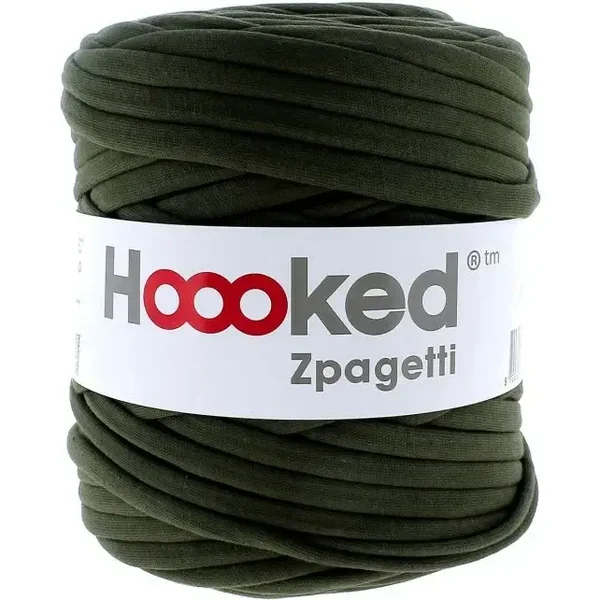 Hoooked Zpagetti 07 Donker Legergroen