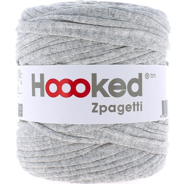 Hoooked Zpagetti 12 Licht Gemeleerd Grijs