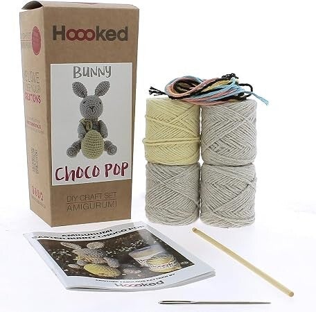 Hoooked Haakpakket Paashaas Chocopop