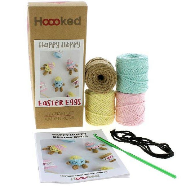 Hoooked Haakpakket Happy Hoppy Paaseitjes