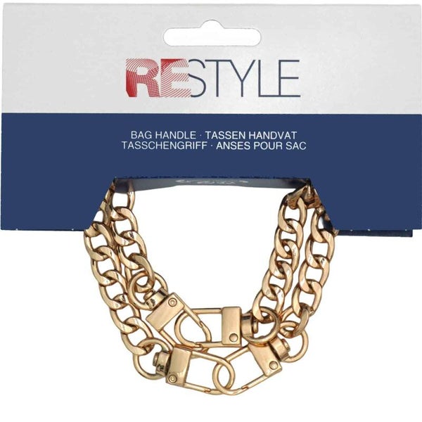 Restyle Tasketting Goud 25 cm 2 stuks