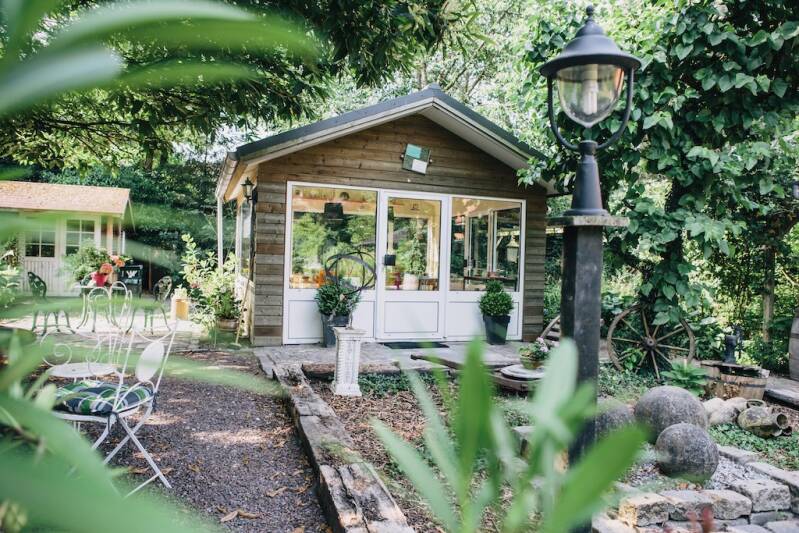 tuinkamer middenin het groen