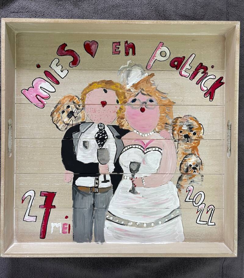 workshop vrijgezellenfeest schilderen op hout