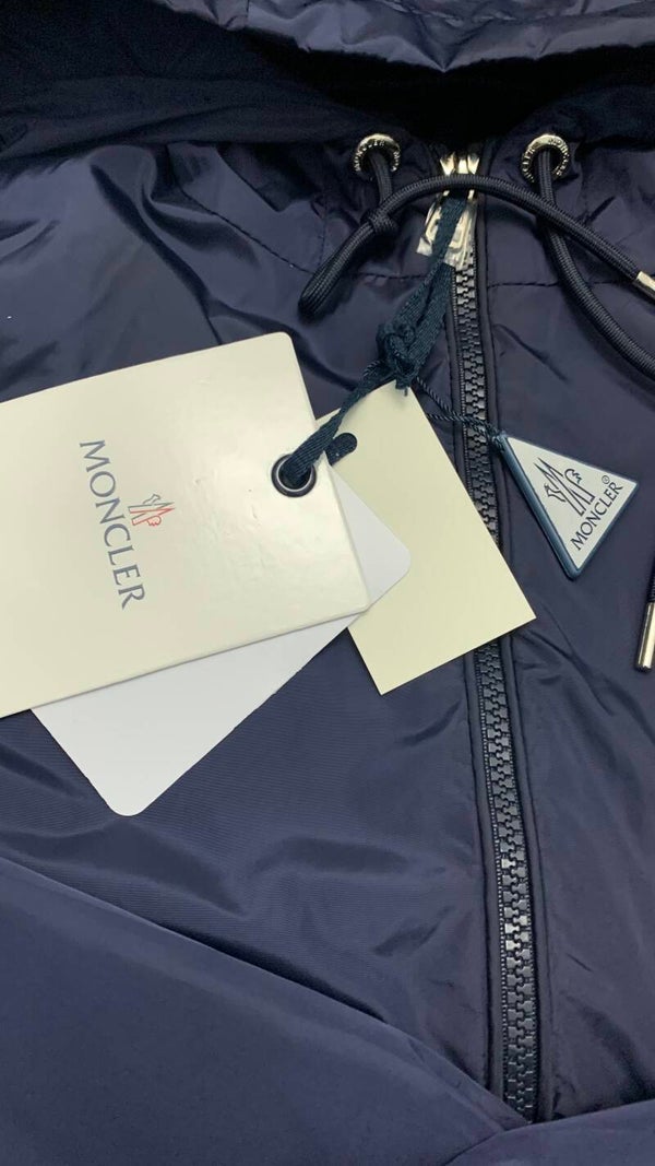 Navy Blue Moncler Windbreaker