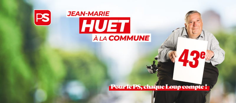 Photo de JM HUET, candidat 43 liste PS LA LOUVIERE