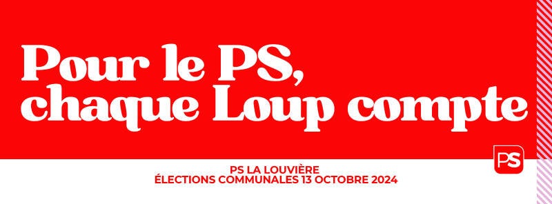 Slogan : Pour le PS chaque Loup compte