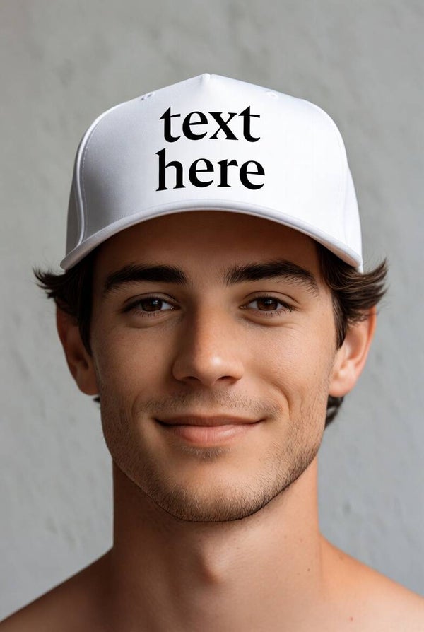 White hat with your logo choose now
