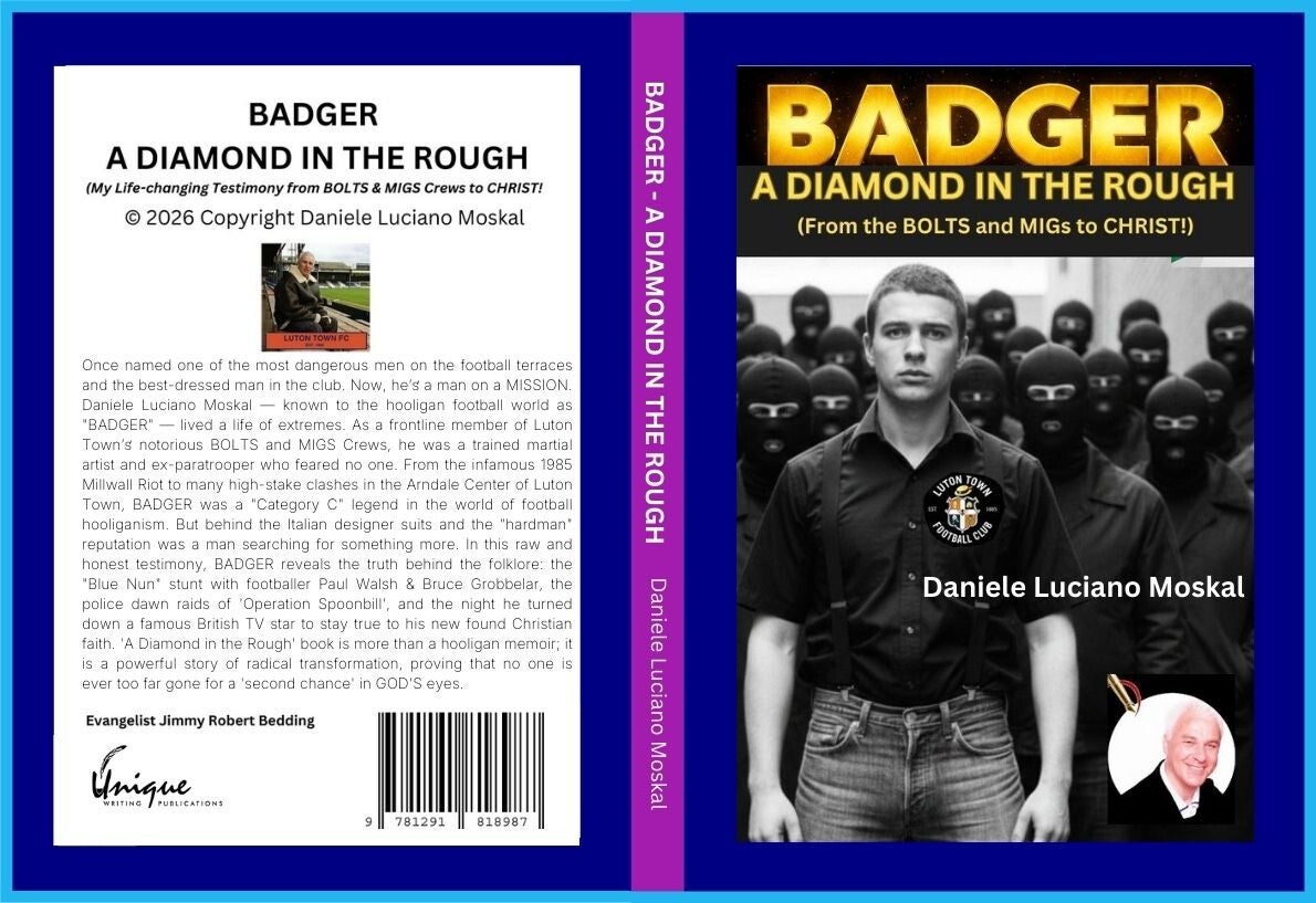 Author Daniele Luciano Moskal, known as Badger
