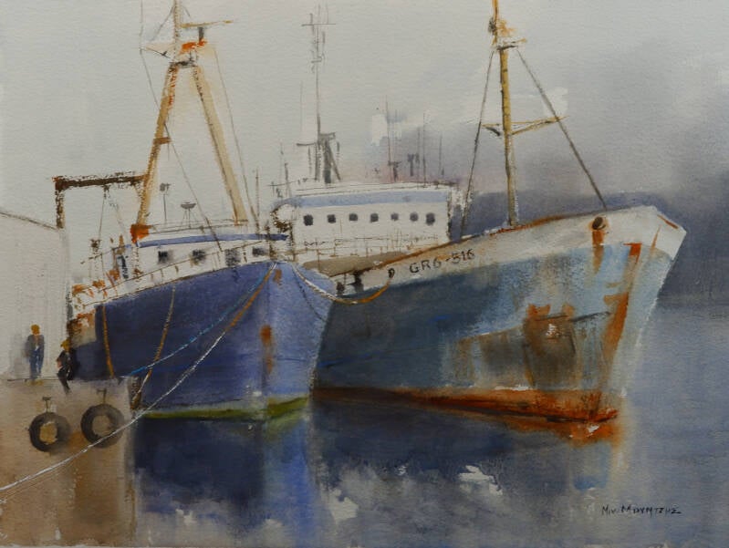             Sold 33 x 45 Αλιευτικά στην αποβάθρα