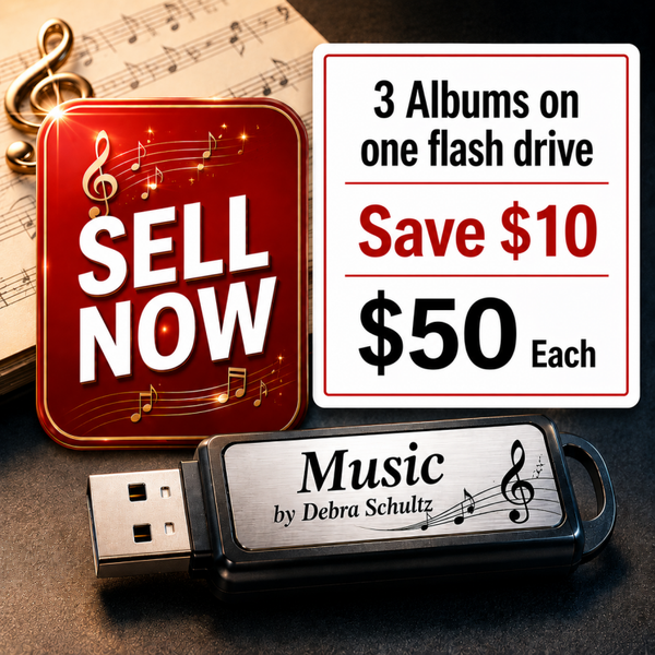 All 3 Albums on 1 USB Flash Drive