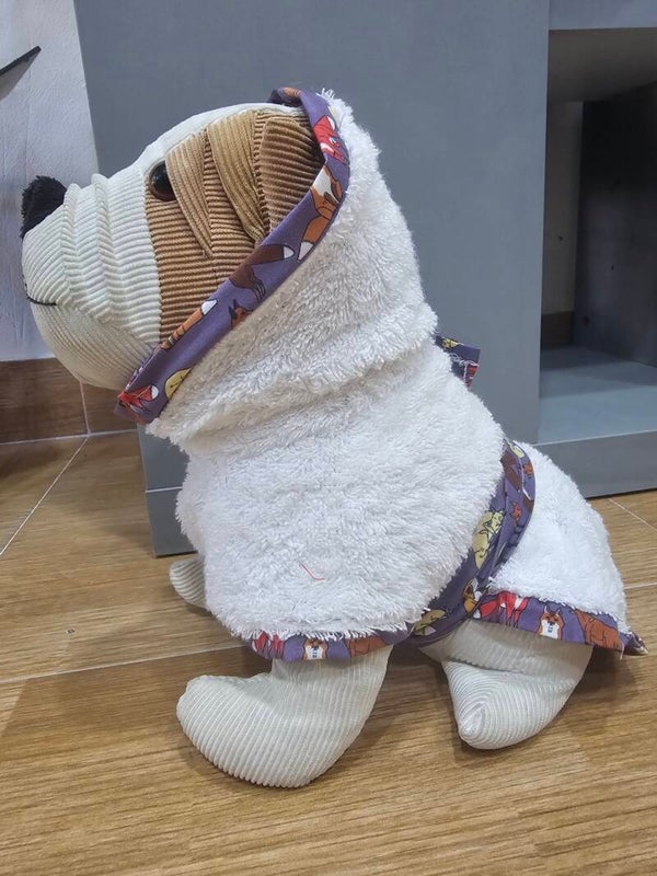 Albornoz para perro