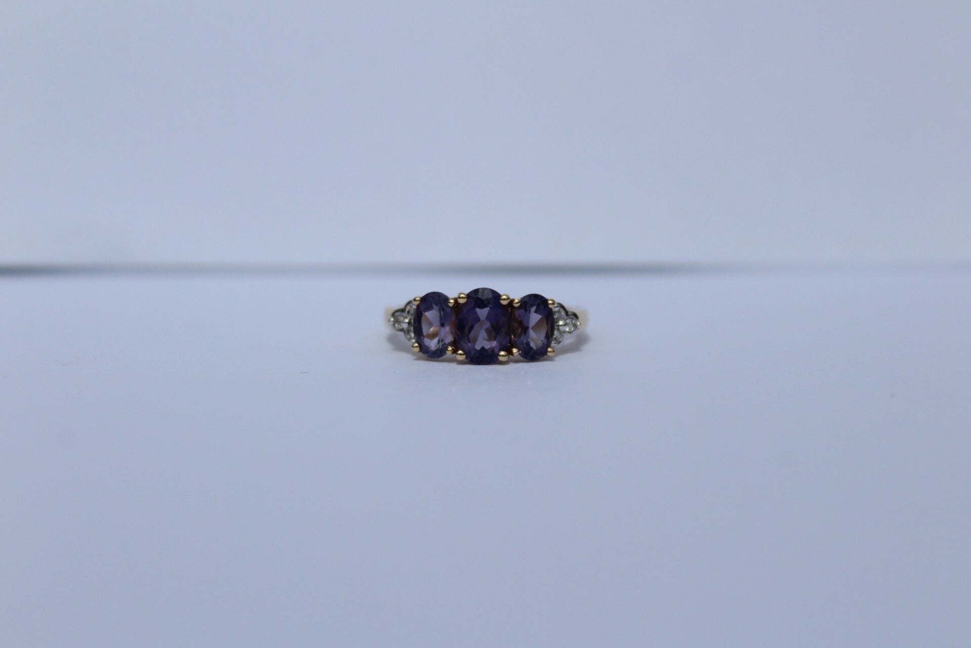 Izzy - Iolite & diamonds