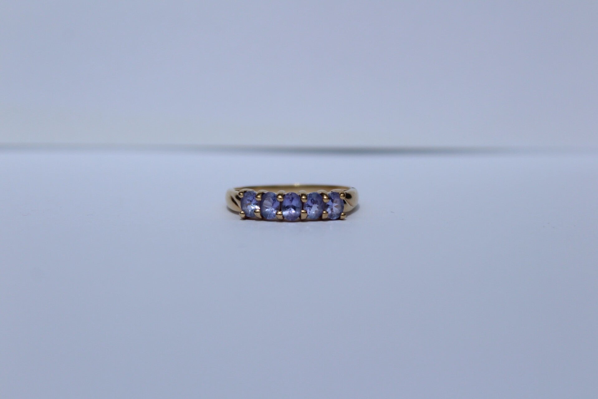 Rachel - 5 stone tanzanite ring