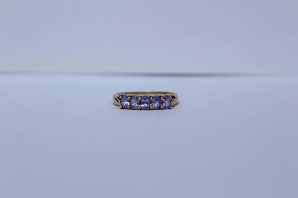 Rachel - 5 stone tanzanite ring