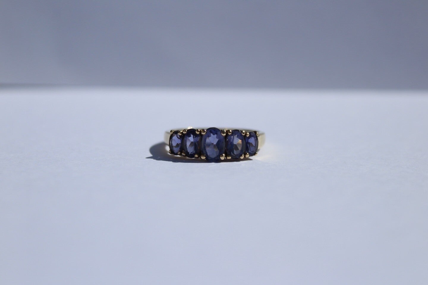 Jolie - 5 stone tanzanite ring