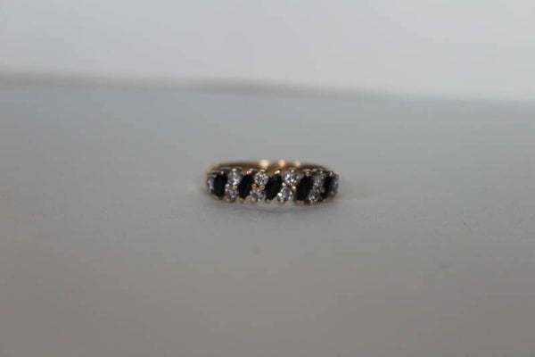 Liz - Sapphires & Diamonds eternity ring