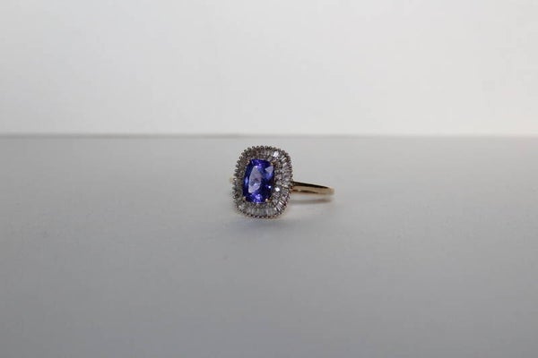 Bliss - Tanzanite & baguette cut diamonds