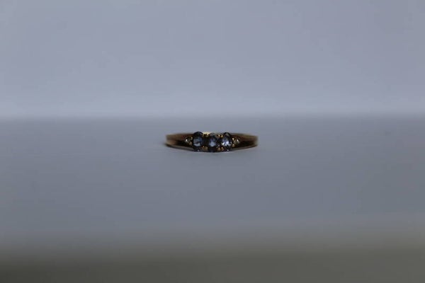 Mika - Tanzanite trilogy ring