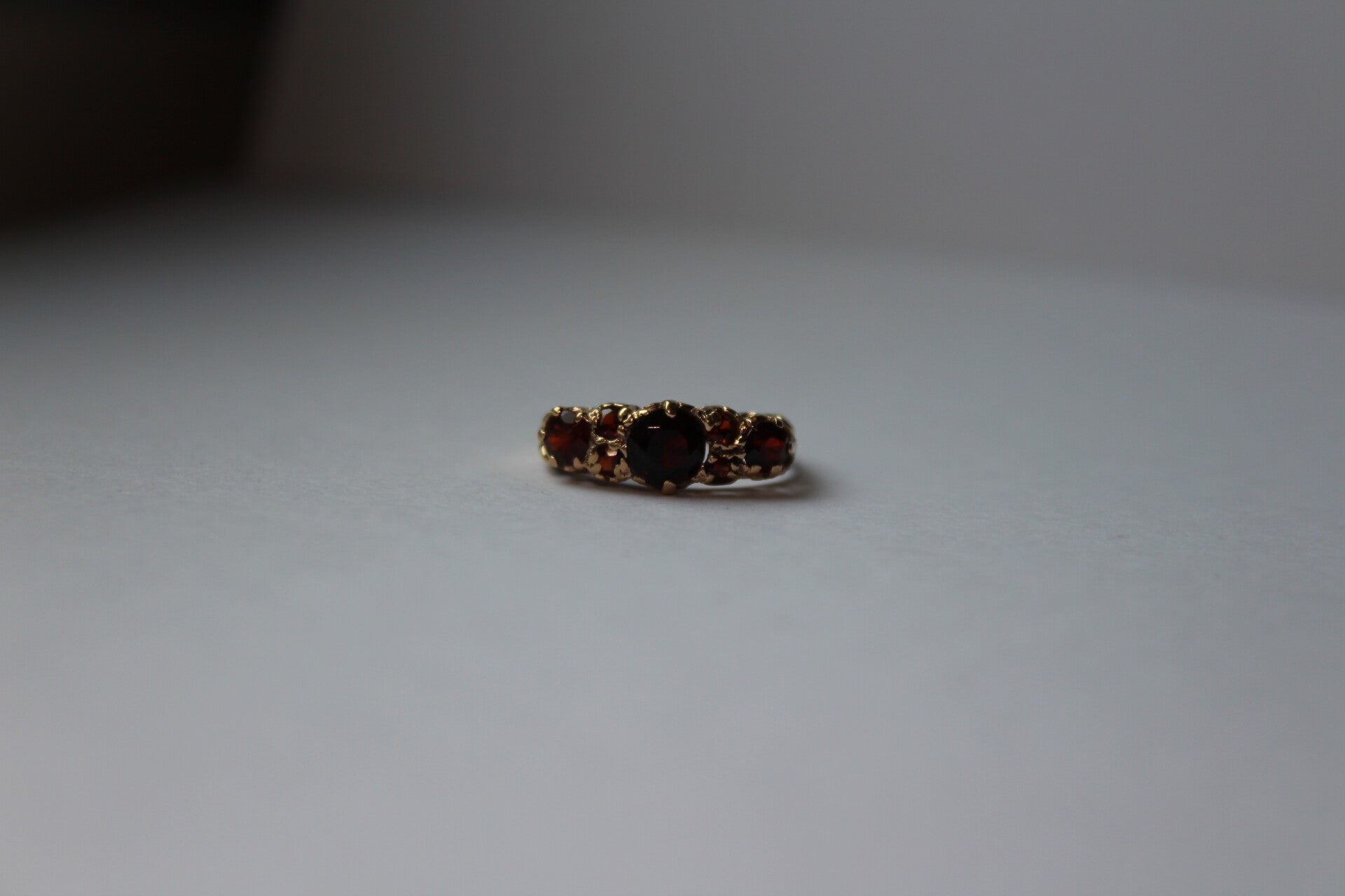 Jill - Victorian garnet ring