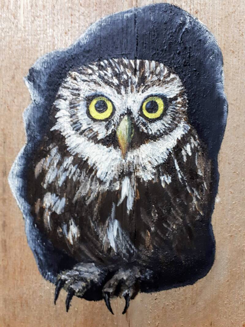Art by Lietje, Schilderij Steigerhout
