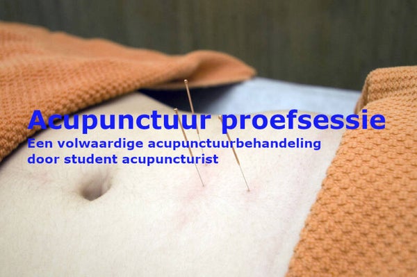Acupunctuur proefsessie