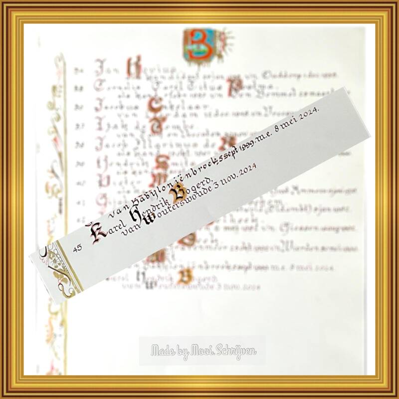 kerk kalligrafie