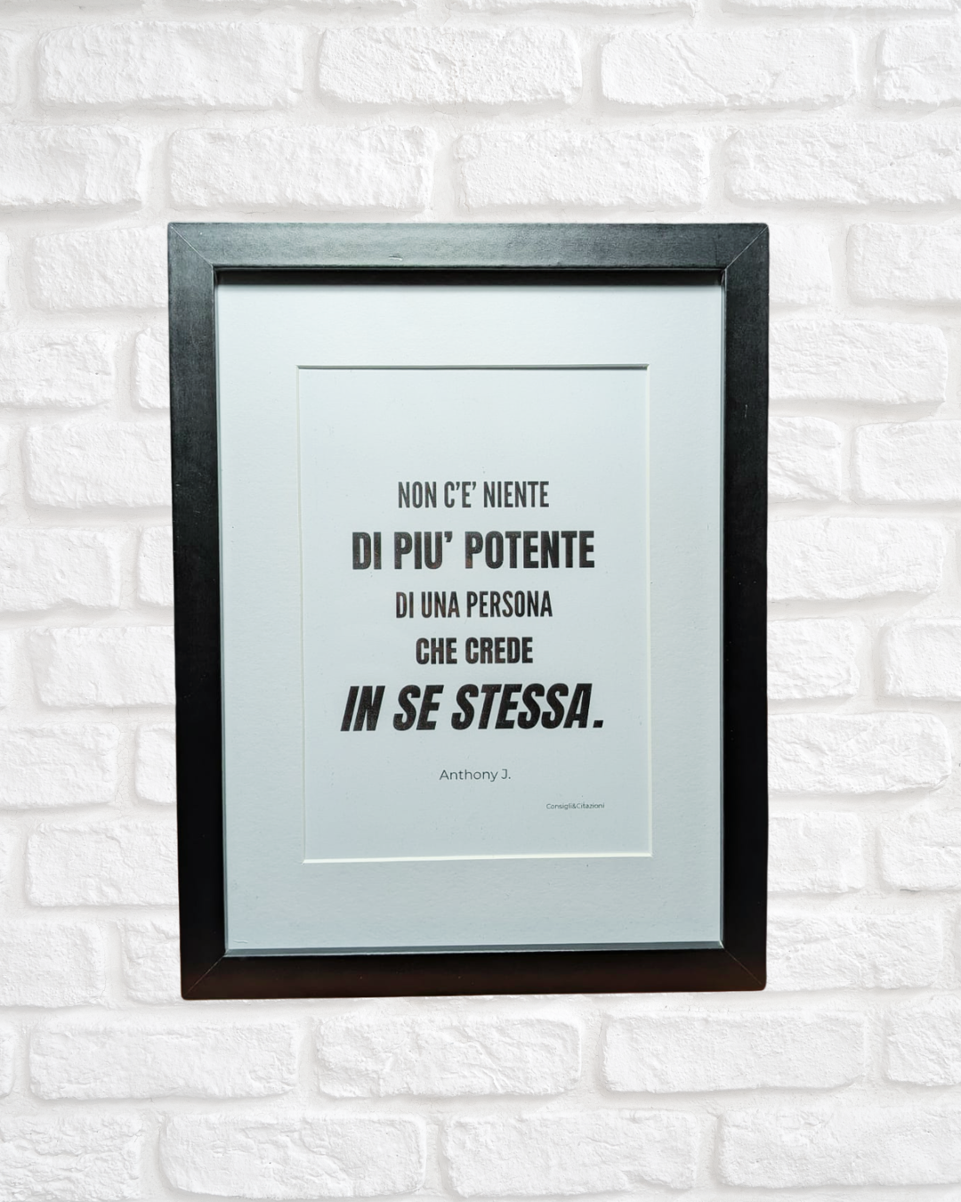 Quadretto Fiducia in Se Stessi