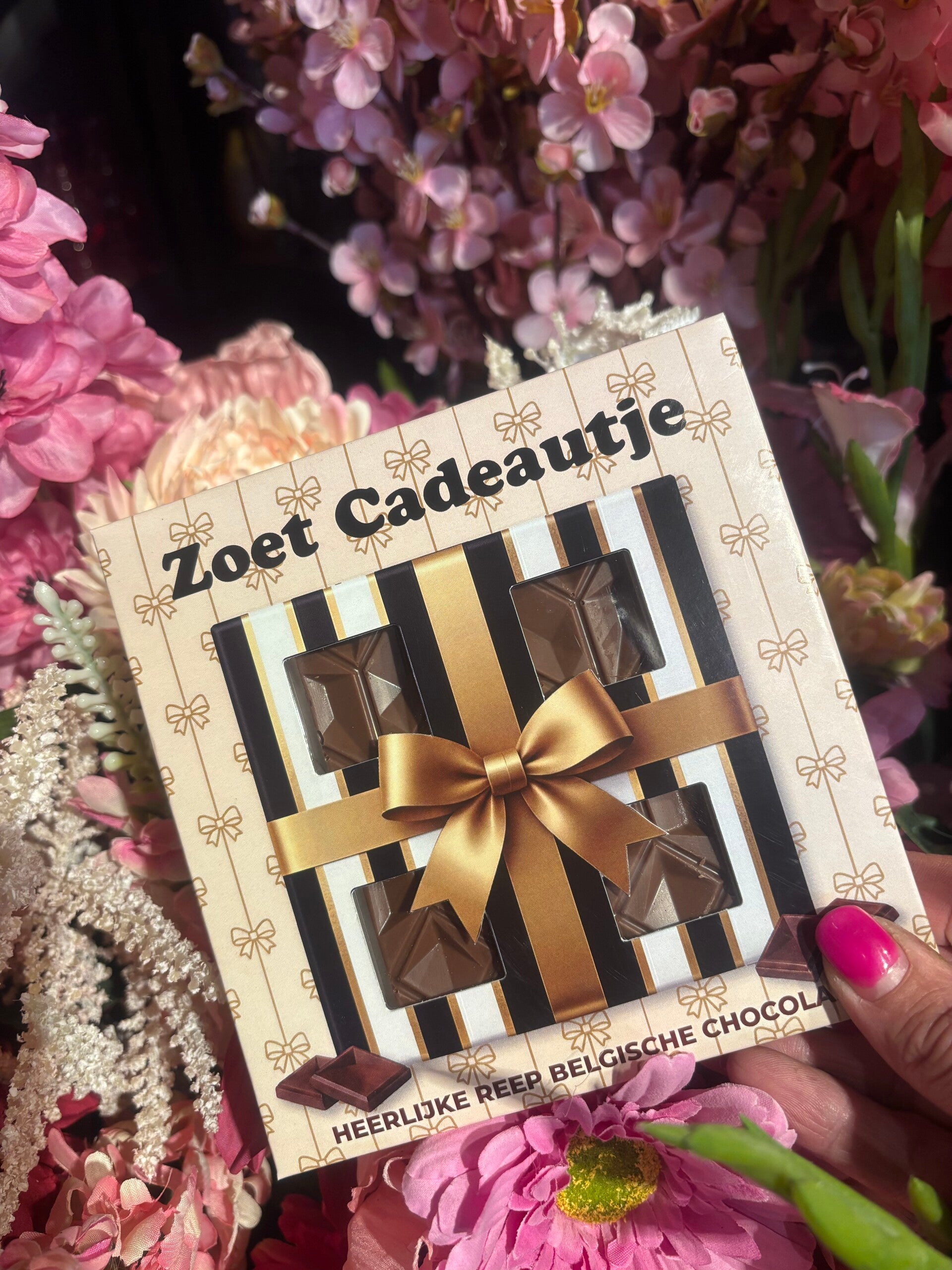 Chocolade reep kaart - Zoet Cadeautje