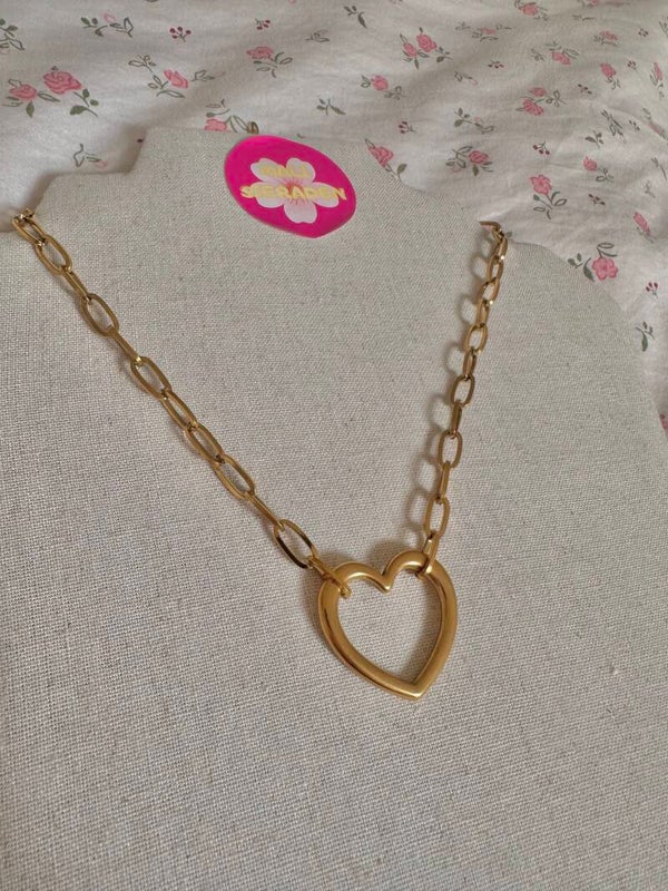 Schakel ketting hart
