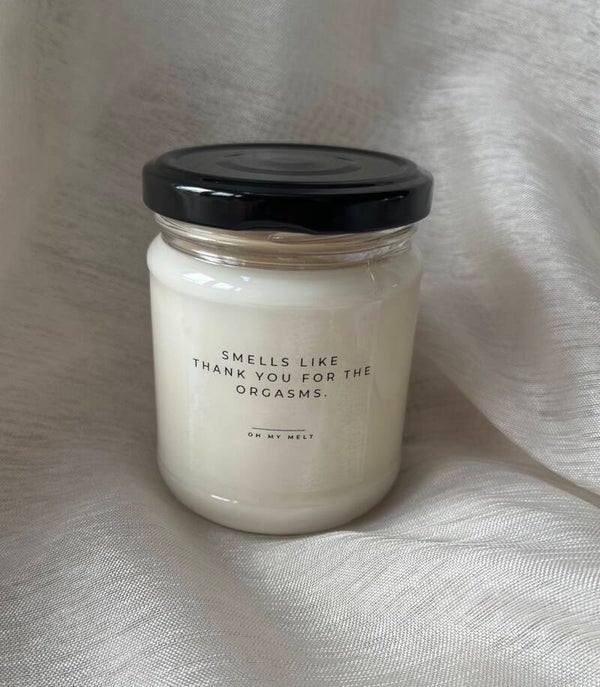 Smells like thank you for the orgasms.