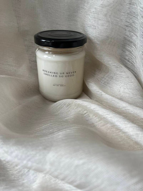 Breaking up never smelled so good.