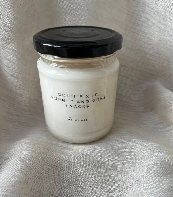 Don't fix it. Burn it and grab snacks.