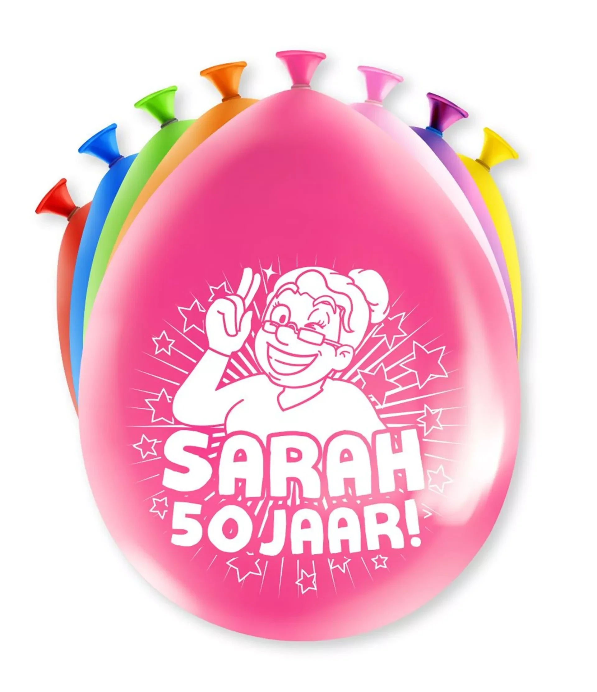 Ballonnen "Sarah" (8 stuks)