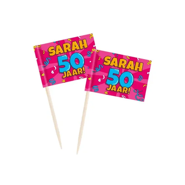 Cocktailprikkers "Sarah" (50 stuks)
