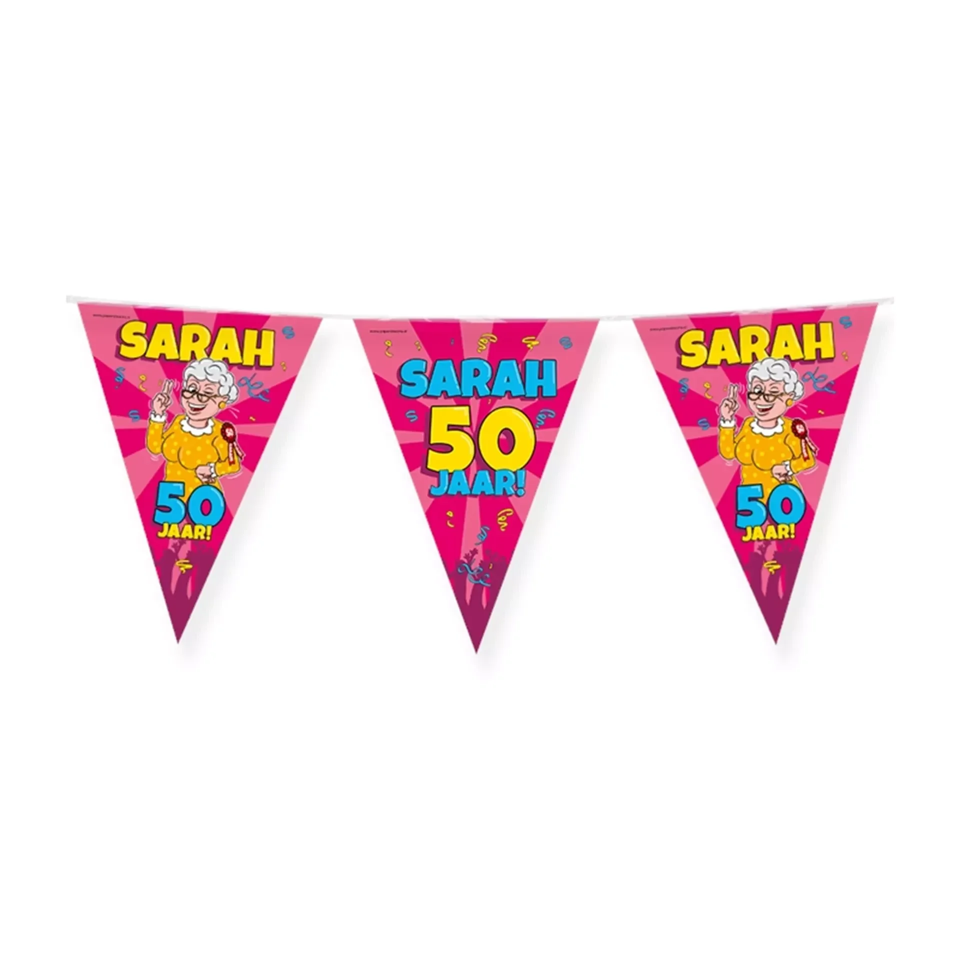 Vlaggenlijn "Sarah" (10 meter)