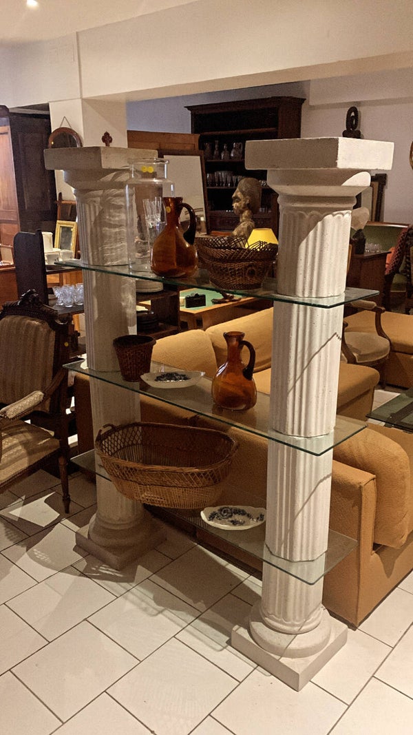 Étagère à Colonne Vintage