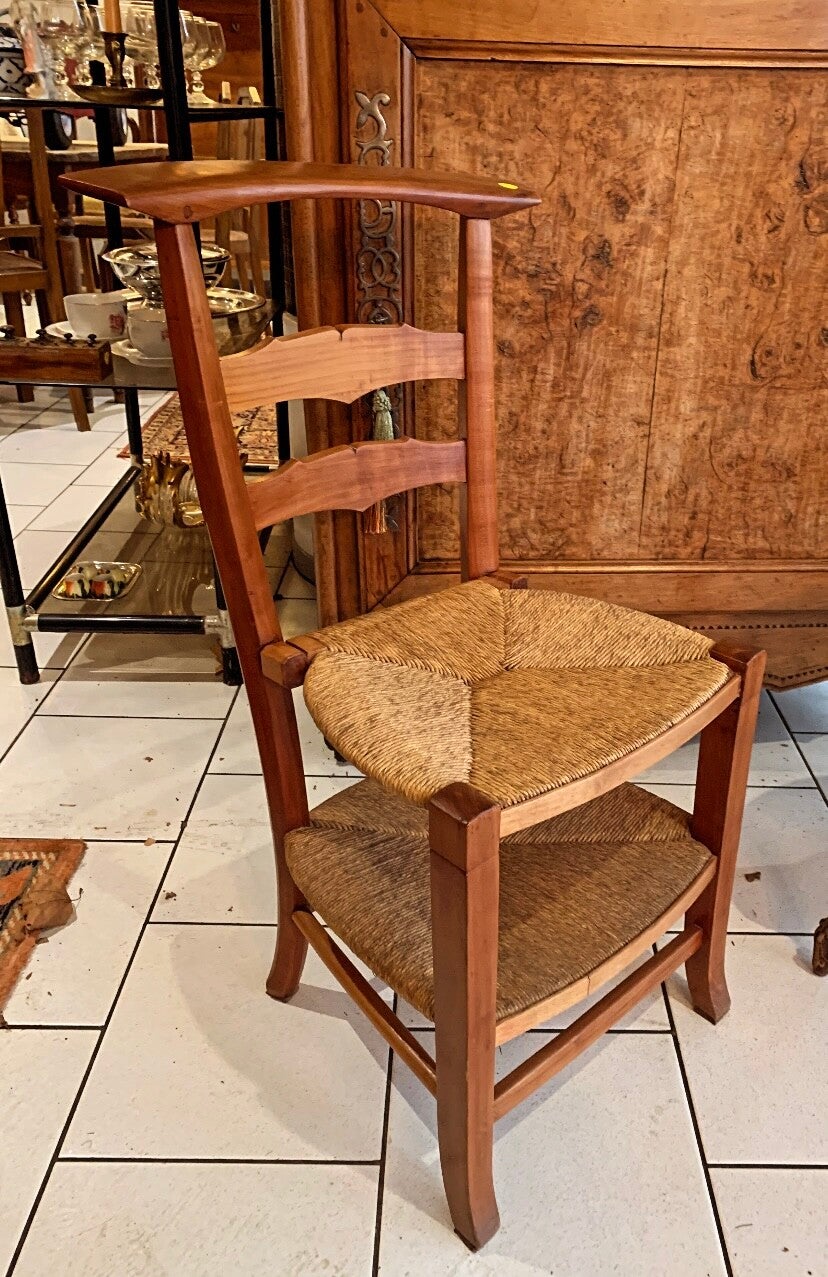 Ancien Prie-Dieu Paillé