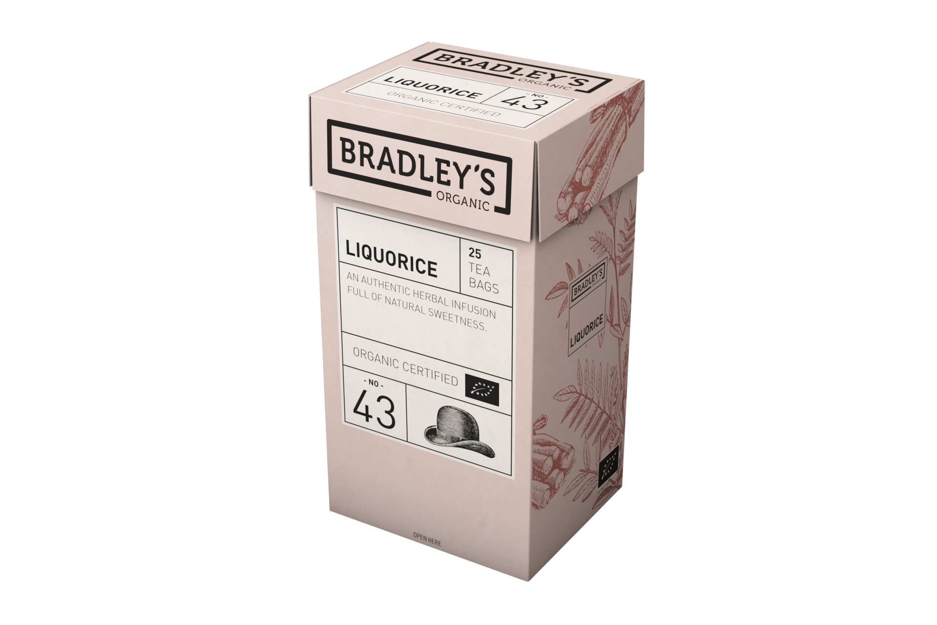 Bradley's Organic Liquorice 4x25st.