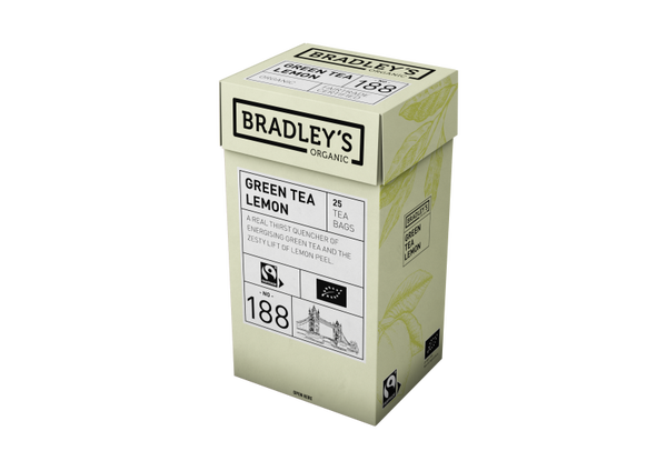 Bradley's Organic Green Tea Lemon 4x25st.