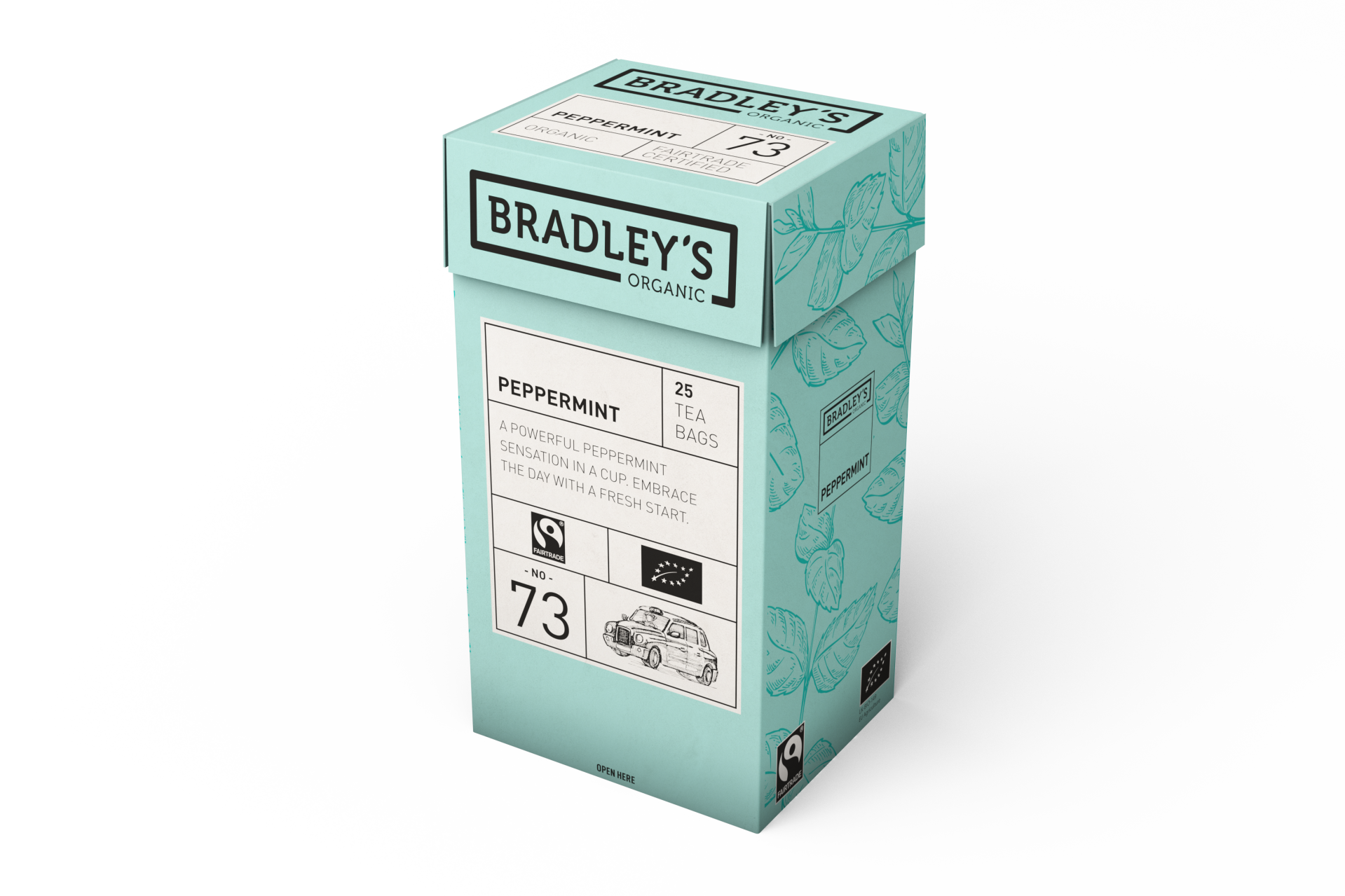 Bradley's Organic Peppermint 4x25st.