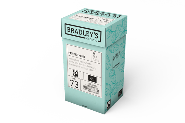 Bradley's Organic Peppermint 4x25st.