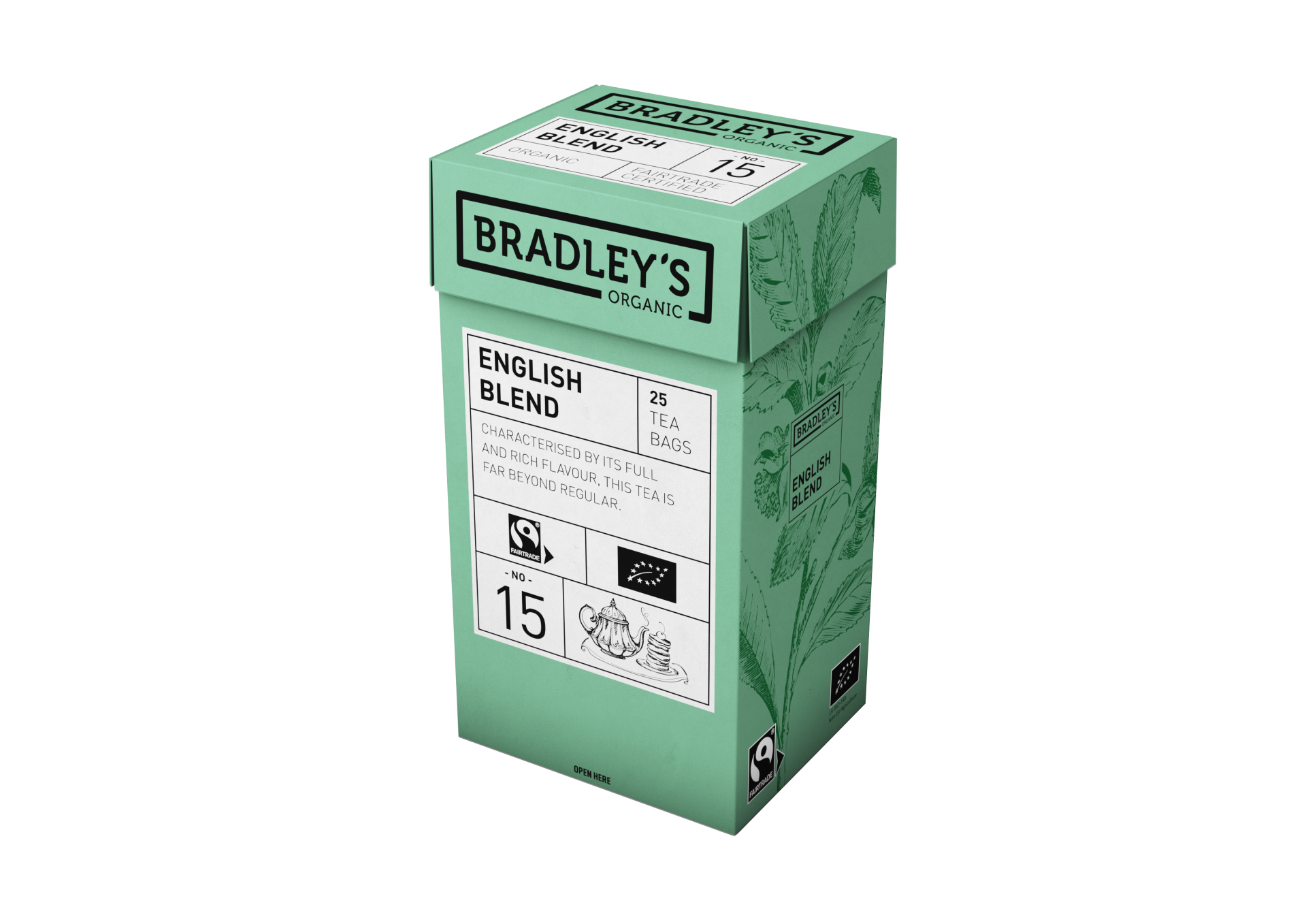 Bradley's Organic English Blend 4x25st.