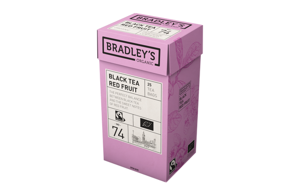 Bradley's Organic Black Tea Red Fruit 4x25st.