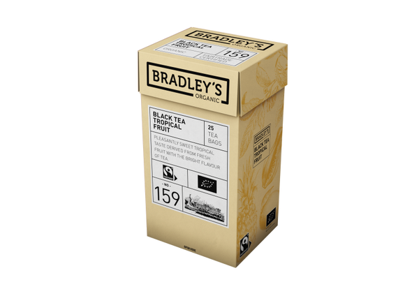 Bradley's Organic Black Tea Tropical Fruit 4x25st.