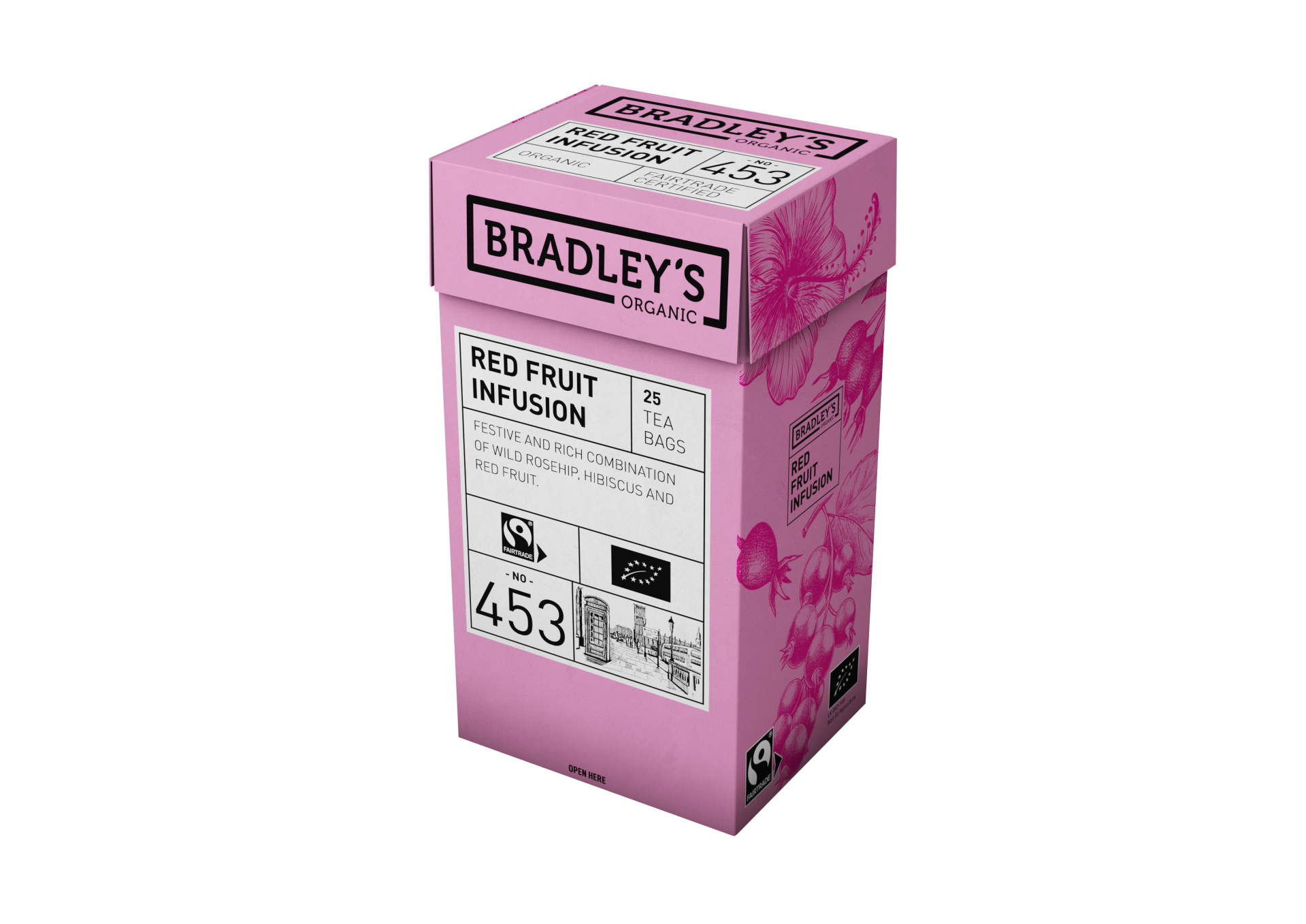 Bradley's Organic Red Fruit Infusion 4x25st.