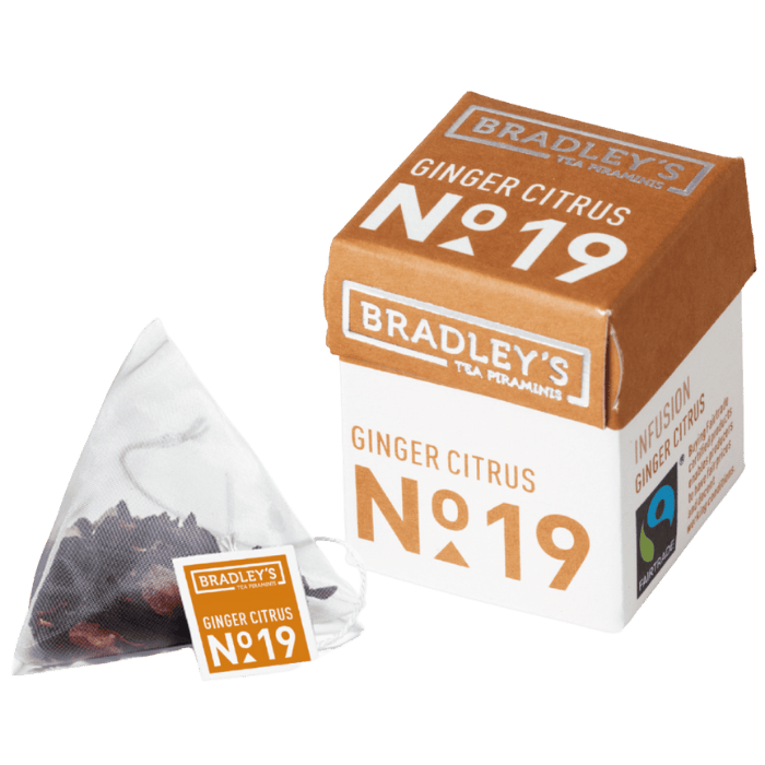 Bradleys Piraminis Ginger Citrus 30st.