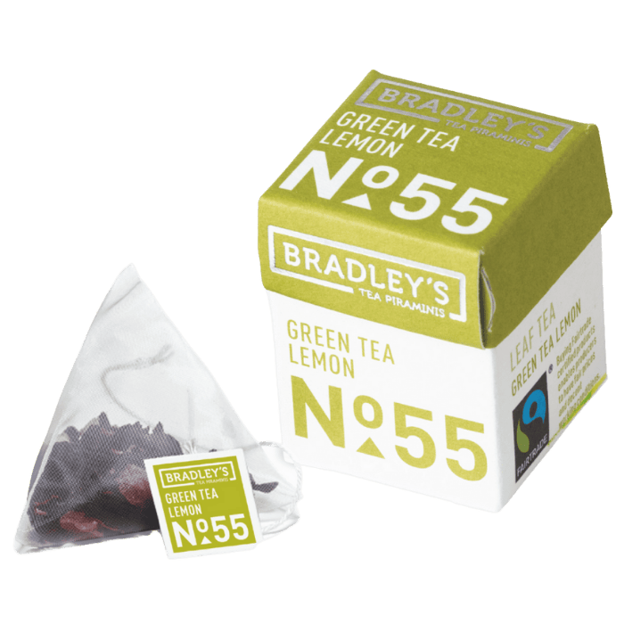 Bradleys Piraminis Green Tea Lemon 30st.
