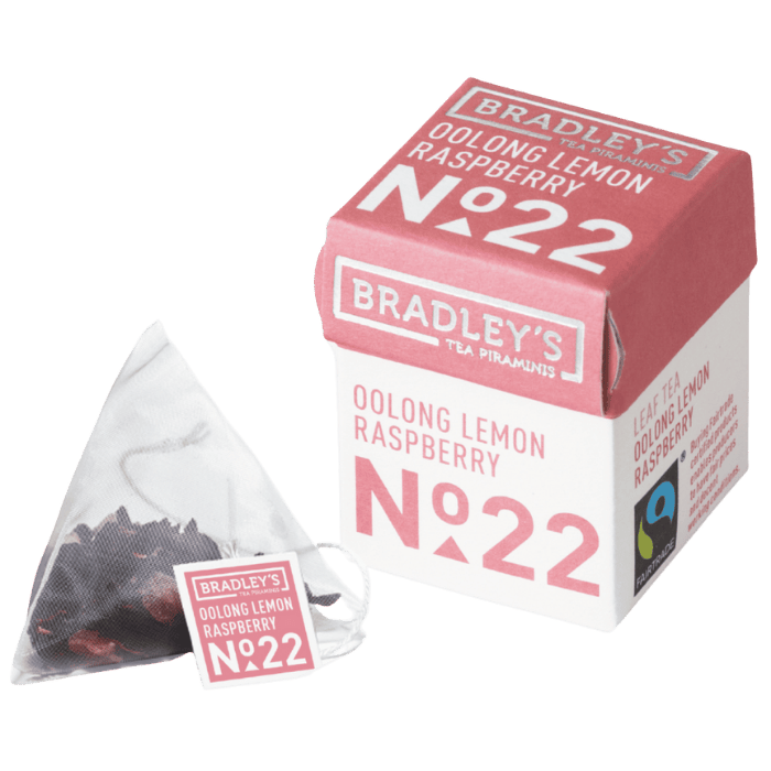 Bradleys Piraminis Oolong Lemon Raspberry 30st.